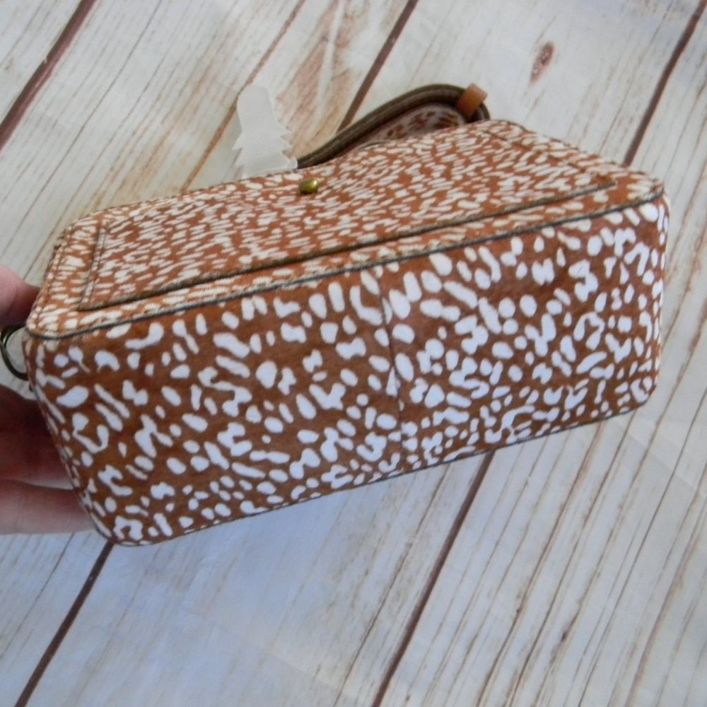 NWT MADEWELL THE TRANSPORT DOTTED CALF HAIR CAMERA SHOULDER BAG! - Picture 2 of 4